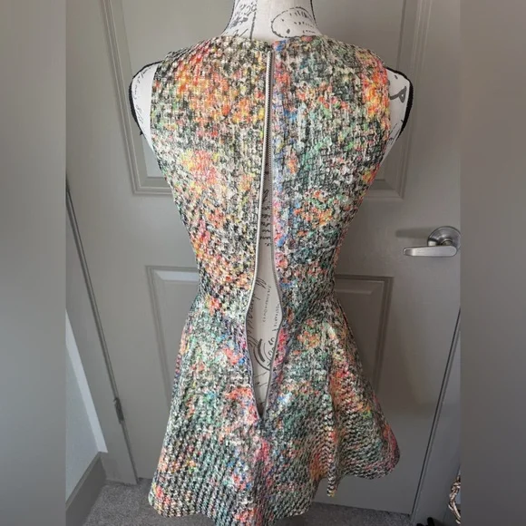 Alice + Olivia Varita Fit & Flare Metallic Dress - Picture 11 of 16